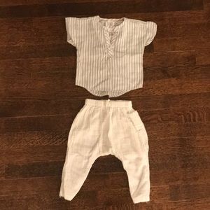 Bonheur du jour linen outfit